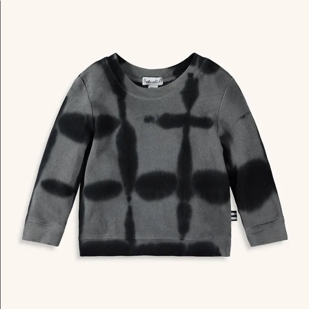 NWT! SPLENDID Toddler Boy Plaid Tie Dye Top